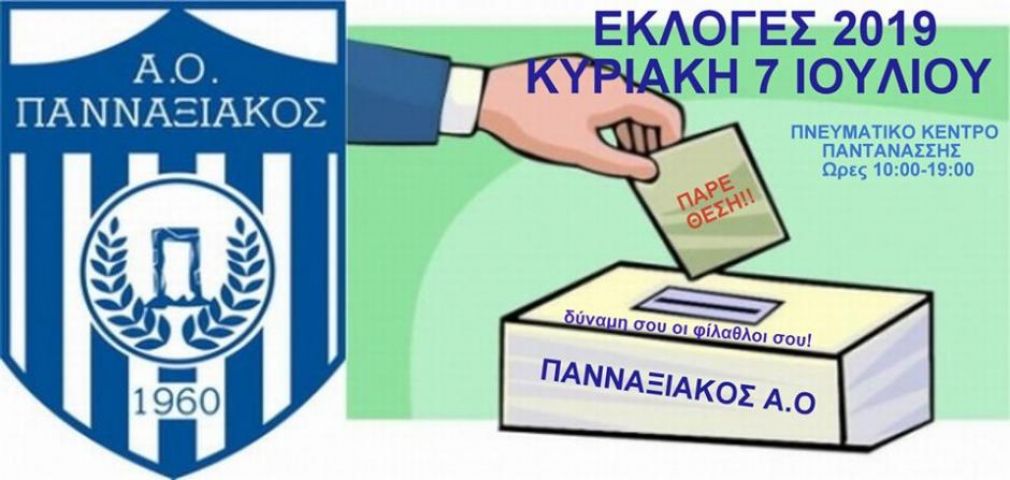 Ρεκόρ υποψηφίων στις αυριανές εκλογές του Πανναξιακού Α.Ο. (το ψηφοδέλτιο)