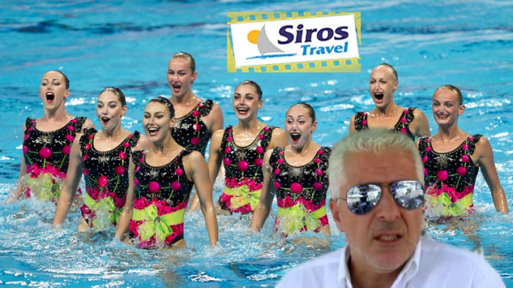 Η Ουγγρική Εθνική Ομάδα Συγχρονισμένης Κολύμβησης στη Σύρο