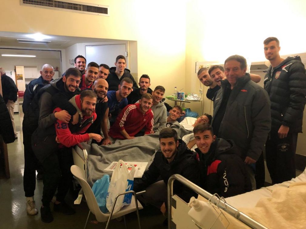 Κερατσίνι: Όλη η ομάδα στο νοσοκομείο για τον Μπόρις Χαλβαντζίου