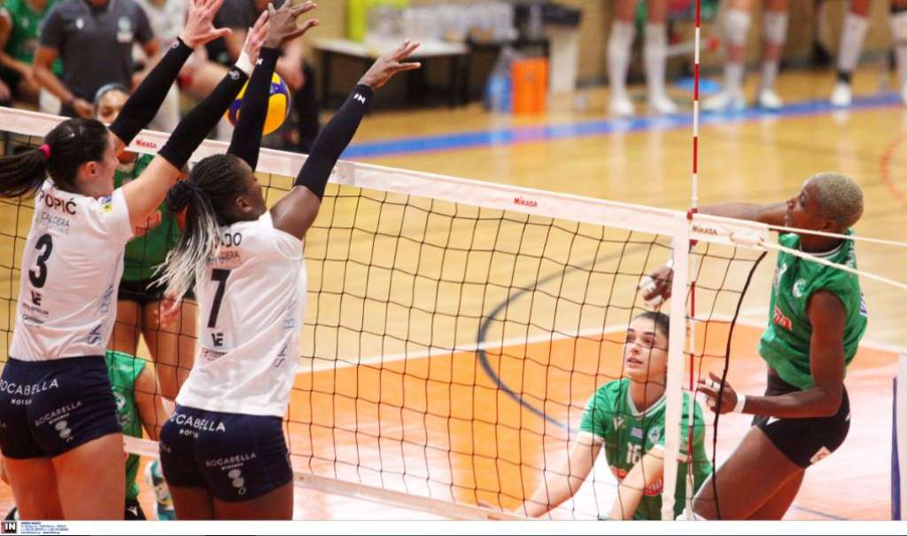 Volleyleague Γυναικών: Αδιανόητη ματσάρα στη Σαντορίνη - Ο Παναθηναϊκός «λύγισε» τον ΑΟ Θήρας!