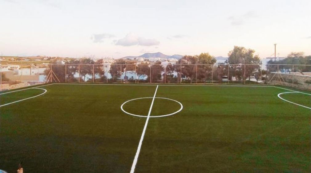 Έτοιμο το γήπεδο ποδοσφαίρου στο Κουφονήσι [pics]