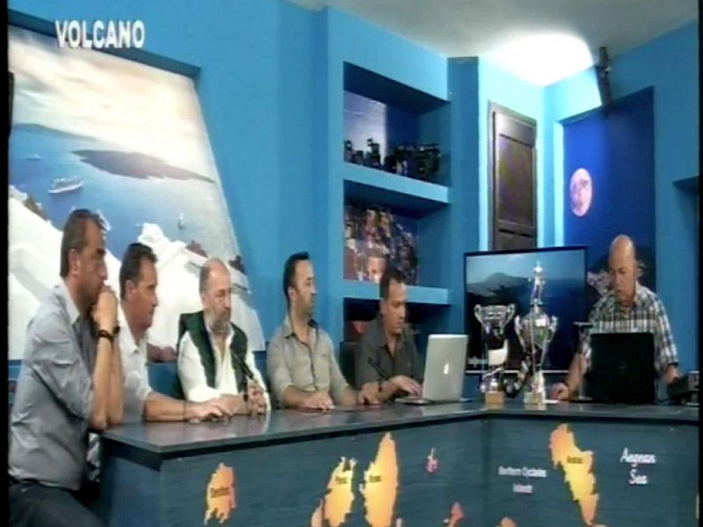 Οι νταμπλούχοι Κυκλάδων της Θύελλας Καμαρίου στο Volcano TV