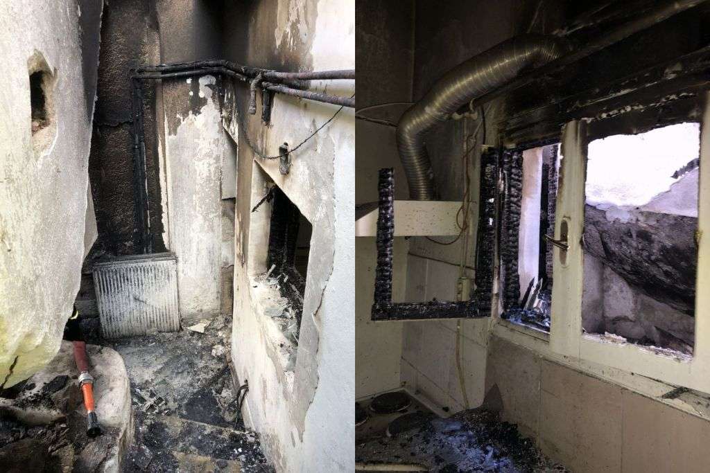 Φωτιά σε συγκρότημα κατοικιών στη Μύκονο