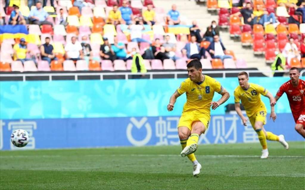 Πρώτη νίκη η Ουκρανία, 2-1 την Βόρεια Μακεδονία