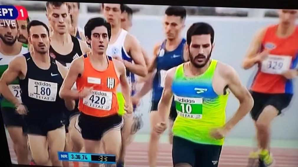 Πρωταθλητής Ελλάδας στα 1500μ. ο Ανδρέας Δημητράκης