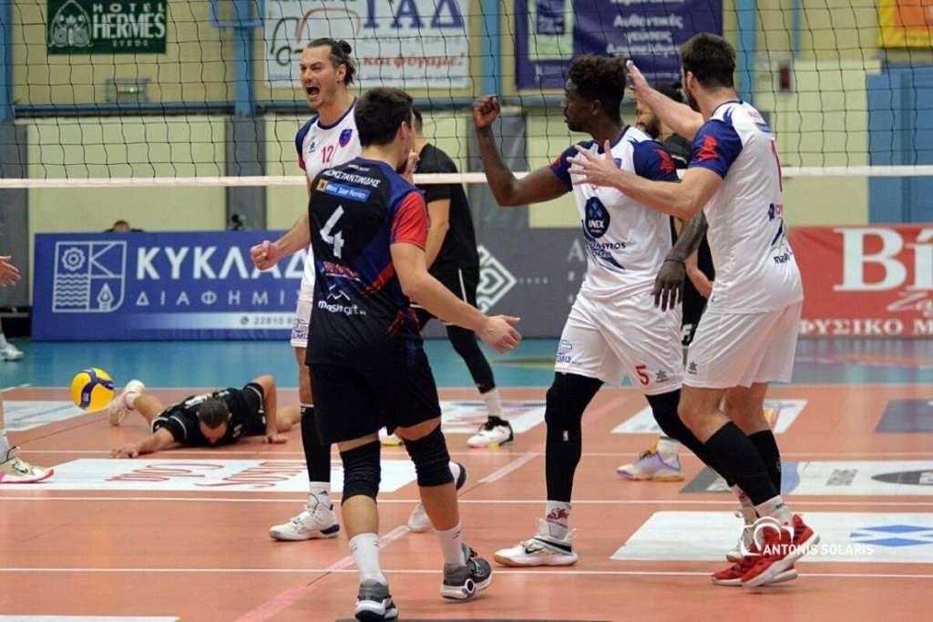Volley League: Ήττα του Φοίνικα Σύρου από τον ΠΑΟΚ