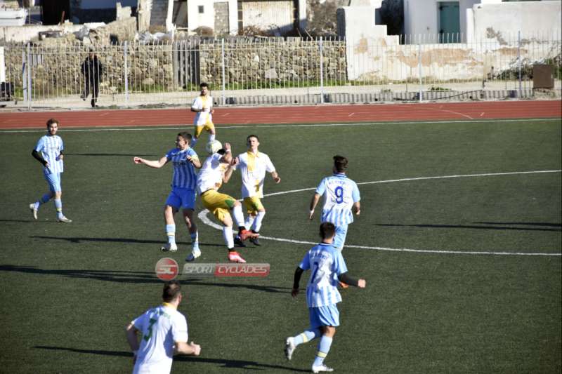Λευκή ισοπαλία (0-0) στο Α.Ε. Μυκόνου Β' - Άνω Σύρος
