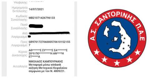 Μέτοχος της ΠΑΕ Σαντορίνης ο Νίκος Καμπουράκης... τώρα θέλει στήριξη η ομάδα του νησιού!