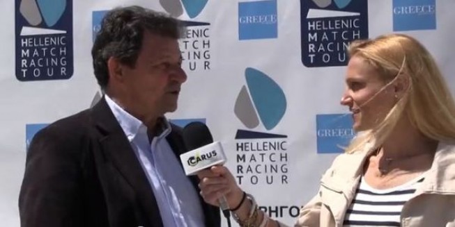 Συνέντευξη του Δημάρχου Πάρου στα πλαίσια της διοργάνωσης Hellenic Match Racing Tour.