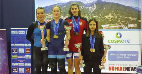 Ρεκόρ Ευρώπης στην άρση βαρών από την 15χρονη Μαρία Στρατουδάκη  και 5 πανελλήνια ρεκόρ