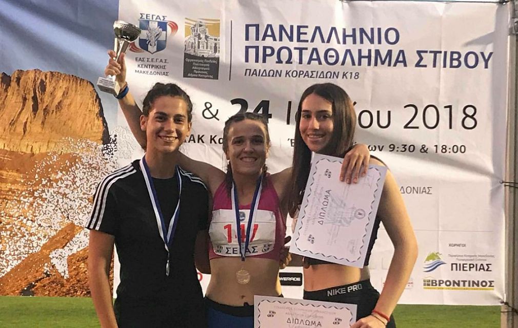 Χάλκινες πρωταθλήτριες Ελλάδος η Ιωάννα Μάλλη και η Μαρία Καβαλιέρου