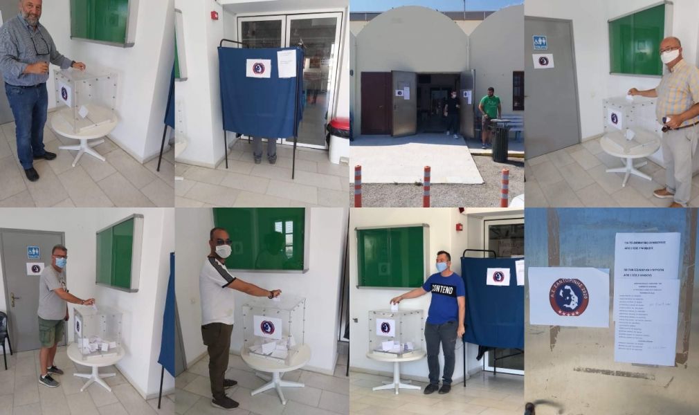 Με μεγάλη συμμετοχή ξεκίνησε η εκλογική διαδικασία στον ΑΣ Σαντορίνης 2020