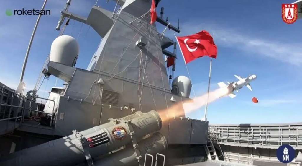 Τον νέο πύραυλο μεγάλης εμβέλειας Atmaca, δοκίμασαν οι τουρκικές στρατιωτικές δυνάμεις